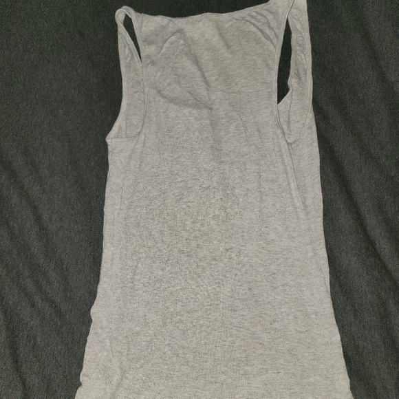Express Button Up Tank Top - Small - Gray - Picture 4 of 4